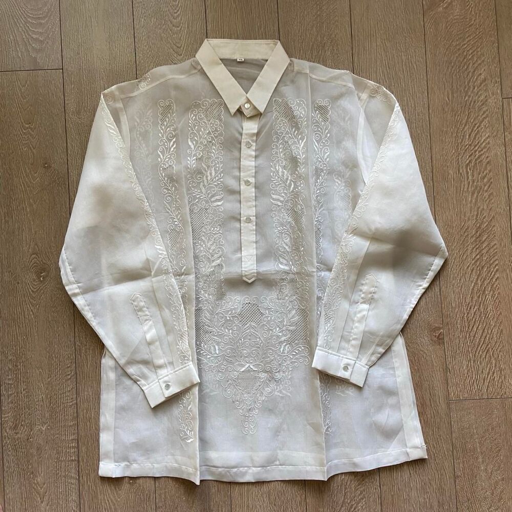 Barong Tagalog Men’s Traditional Formal Filipino Attire